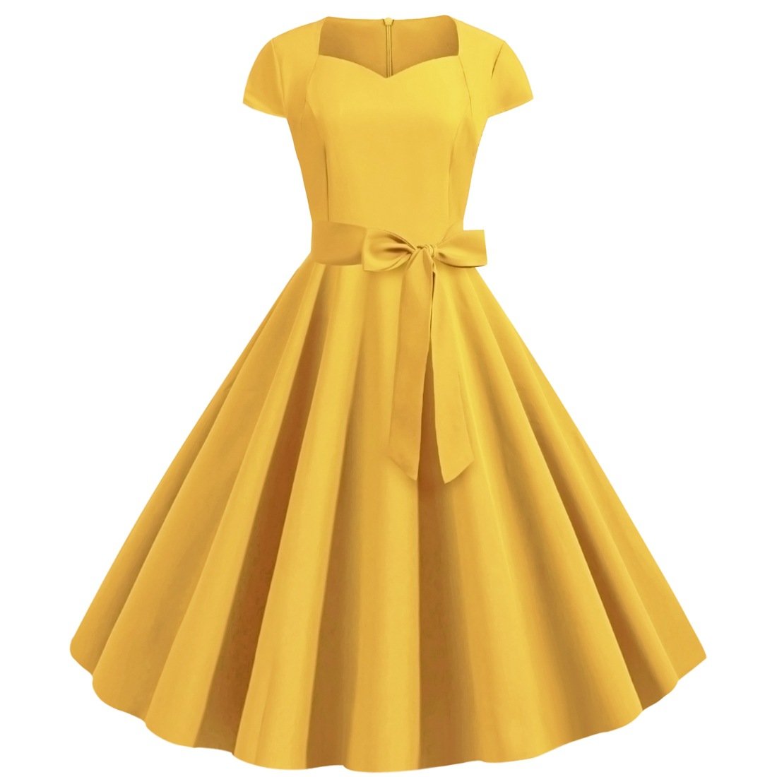 Sexy Sweetheart Vintage Belt Dresses-STYLEGOING