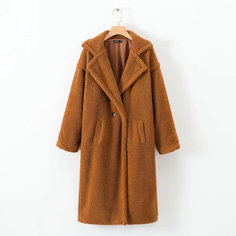 Winter Warm Fashion Long Overcoat for Women