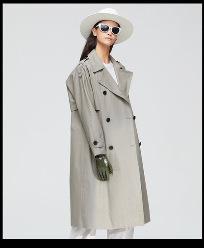 Elegant Fall Women Windbreak Long Overcoats