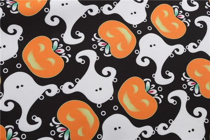 Halloween Pumplin Style Short Sleeves Dresses-STYLEGOING