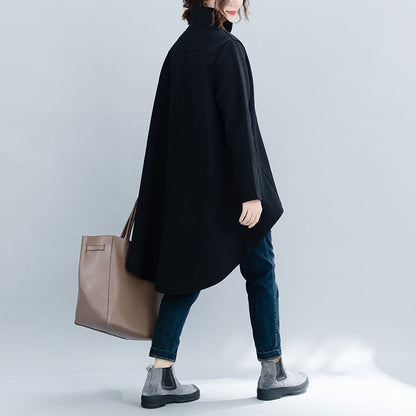 Casual Turtleneck Women Plus Sizes Hoodies