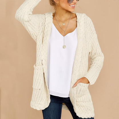 Women Casual Knitting Cardigan Sweaters-STYLEGOING