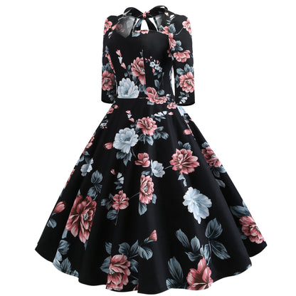 Vintage Bowknot Slim Waist Ball Dresses-STYLEGOING