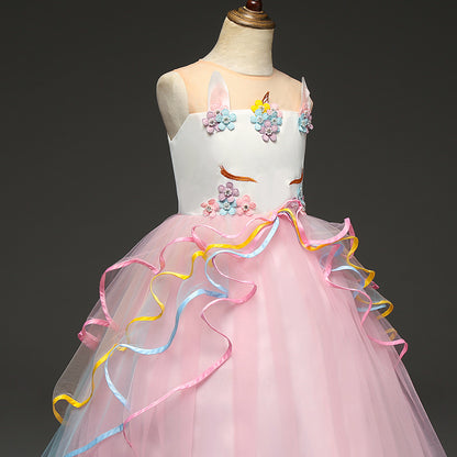 Lovely Unicorn Princess Ball Gown Dresses