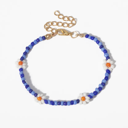 Handmade Colorful Beads String Daisy Design Necklaces for Women