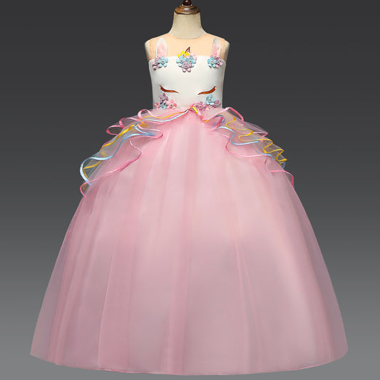 Lovely Unicorn Princess Ball Gown Dresses