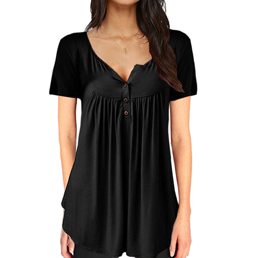 Casual Summer Short Sleeves Women T Shirts