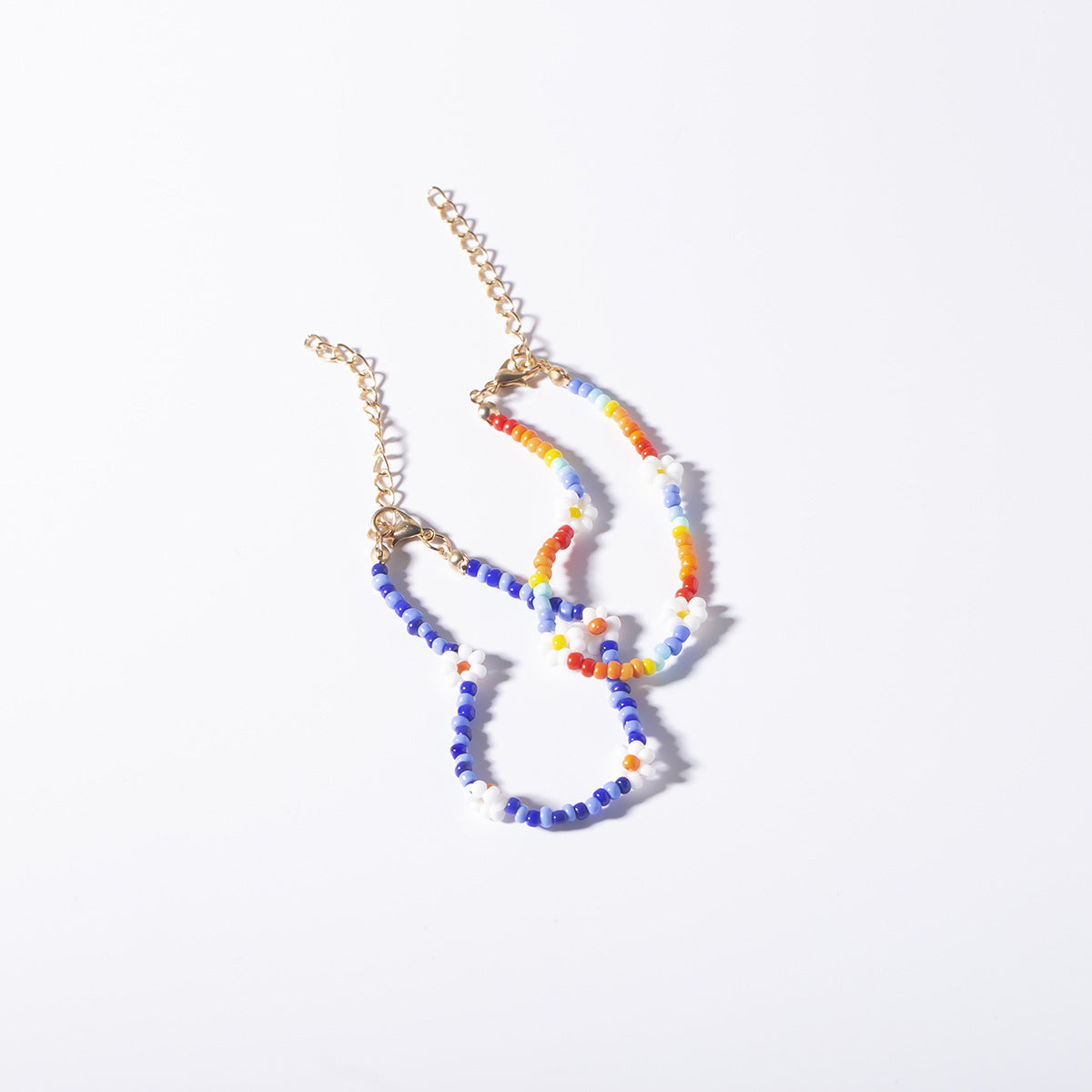 Handmade Colorful Beads String Daisy Design Necklaces for Women