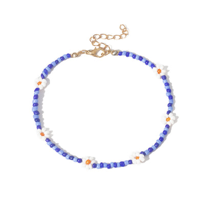 Handmade Colorful Beads String Daisy Design Necklaces for Women