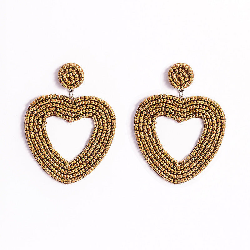 Ethic Bohemian Sweetheart Handmade Earrings