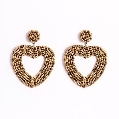 Ethic Bohemian Sweetheart Handmade Earrings