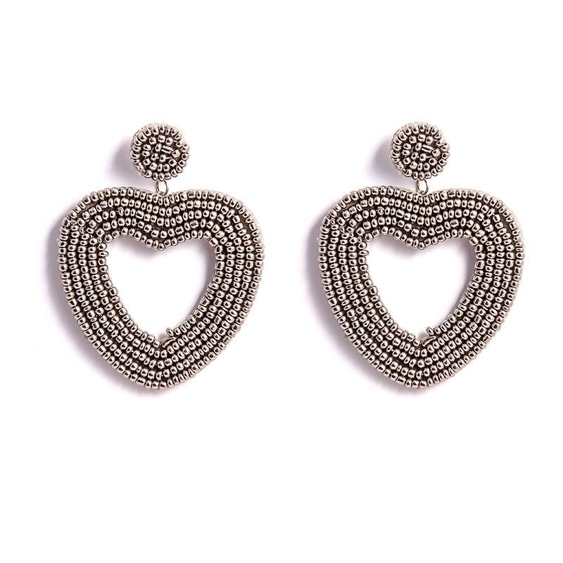 Ethic Bohemian Sweetheart Handmade Earrings