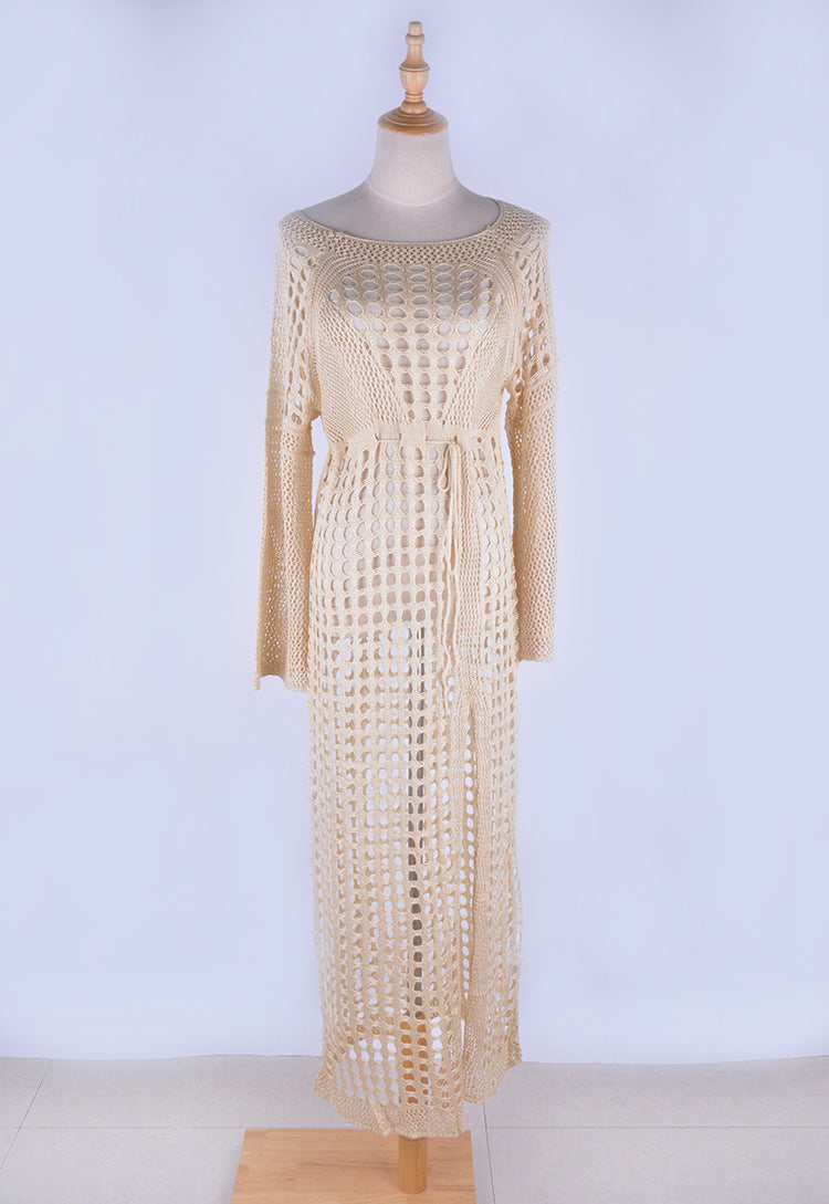 Sexy Knitted Crochet Summer Holiday Bikini Cover Up Dresses