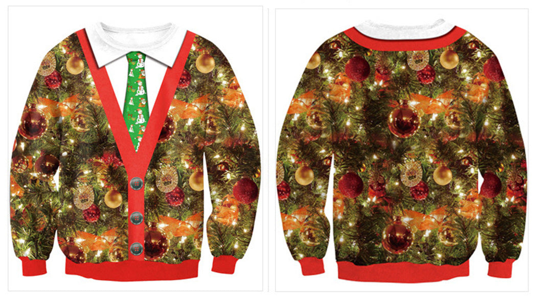 Merry Christmas 3D Print Pullover Hooides