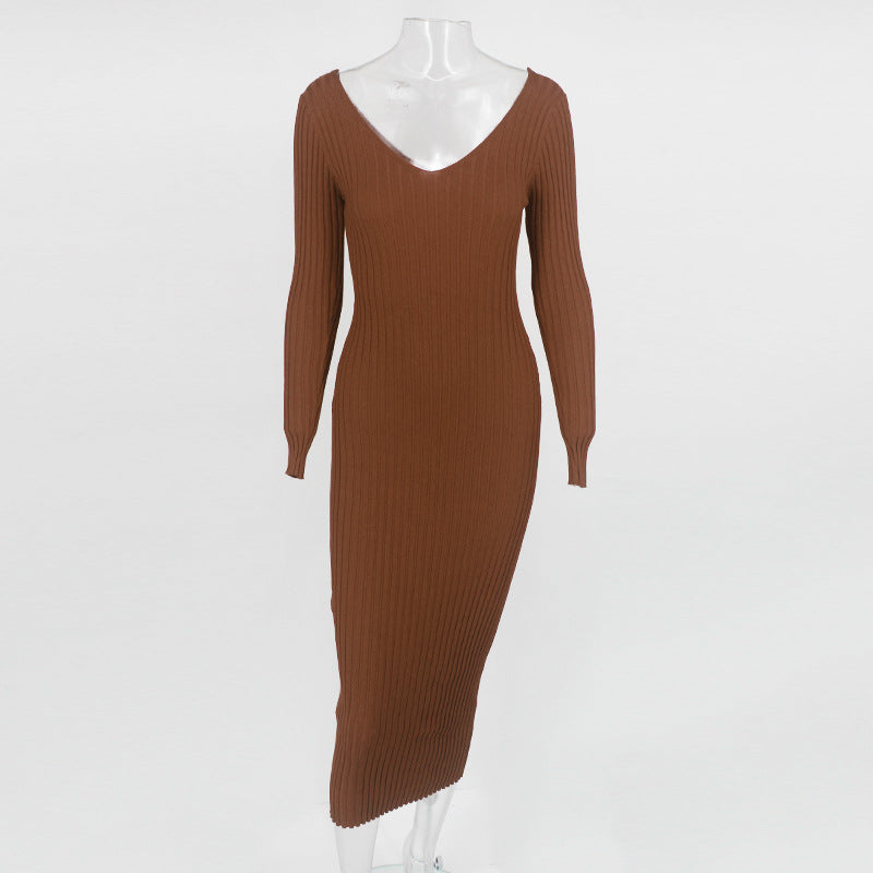 Sexy Off The Shoulder Knitting Dresses for Women