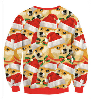 Merry Christmas 3D Print Pullover Hooides