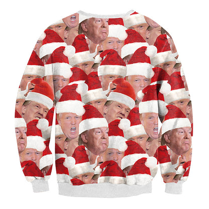 Merry Christmas 3D Print Pullover Hooides