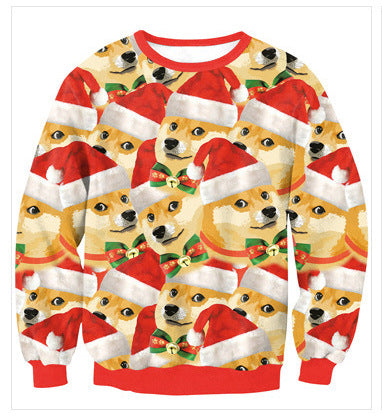 Merry Christmas 3D Print Pullover Hooides
