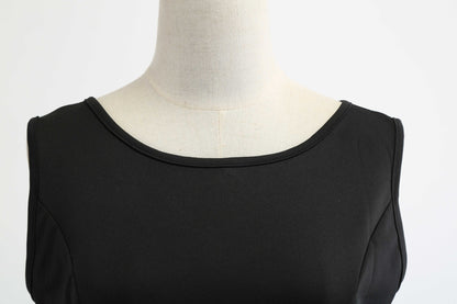 Sleeveless Round Neck Christmas Backless Dresses