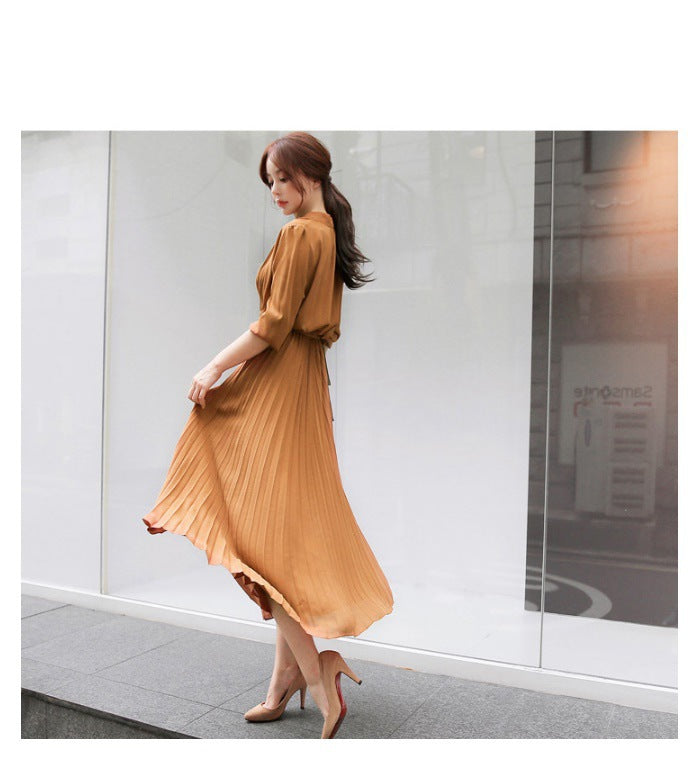 Elegant Chiffon Holiday Dresses with Long Sleeves