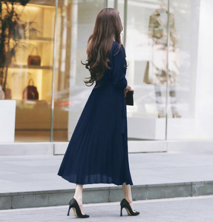 Elegant Chiffon Holiday Dresses with Long Sleeves