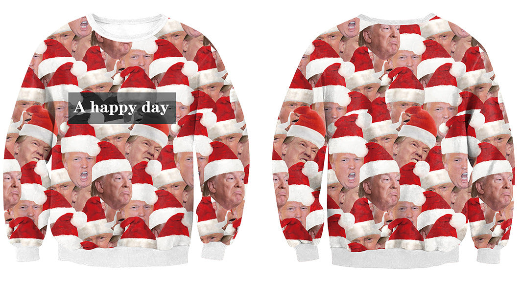 Merry Christmas 3D Print Pullover Hooides