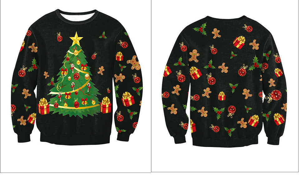 Merry Christmas 3D Print Pullover Hooides