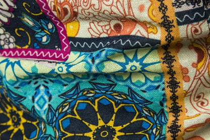 Ethnic Print Men's Summer Beach Short Sleeves Shirts