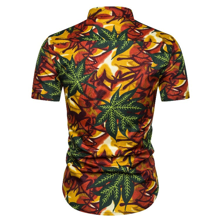 Ethnic Style Men‘s Short Sleeves Shirts