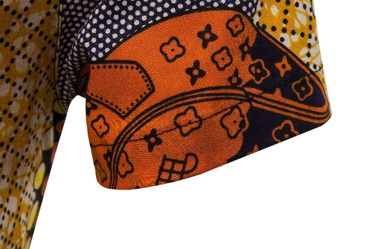 Ethnic Style Men‘s Short Sleeves Shirts