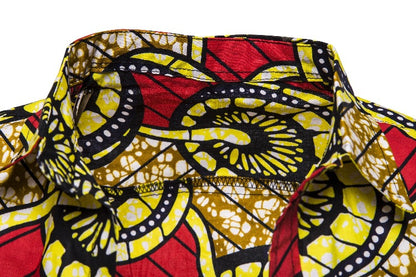 Ethnic Style Men‘s Short Sleeves Shirts