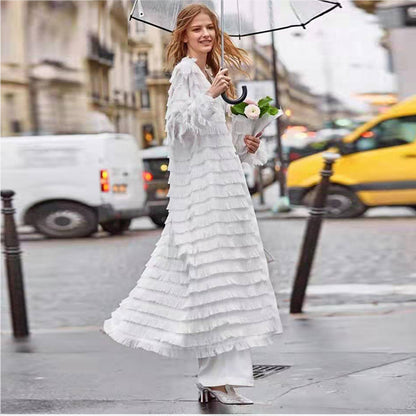 Gorgeous Tassels Plus Sizes Crdigan Overcoat Dresses
