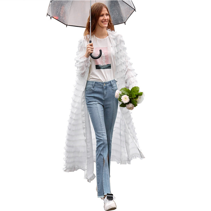 Gorgeous Tassels Plus Sizes Crdigan Overcoat Dresses