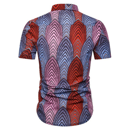 Ethnic Style Men‘s Short Sleeves Shirts