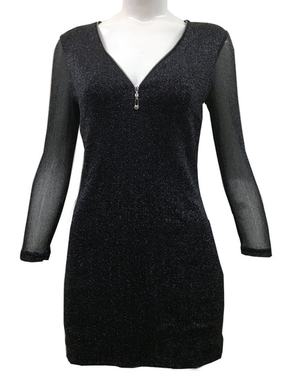 Black Sexy Bodycon Mini Dresses for Women