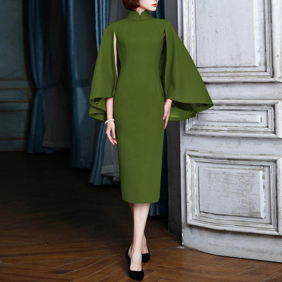 Plus Sizes Sexy Bodycon Midi Party Dresses-STYLEGOING