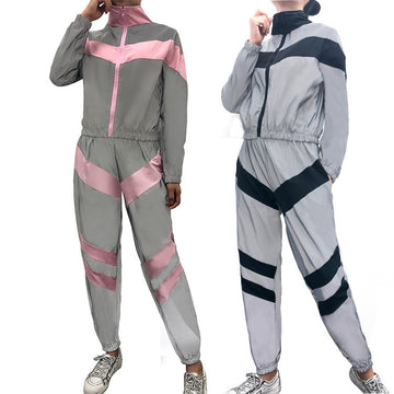 Summer Reflective Two Pieces Sportswear for Women