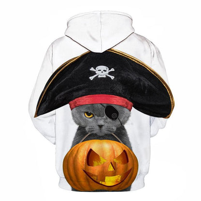 Lovely 3D Pumpkin Halloween Pullover Hoodies-STYLEGOING