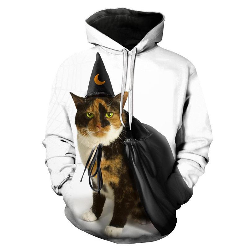 Lovely 3D Pumpkin Halloween Pullover Hoodies-STYLEGOING