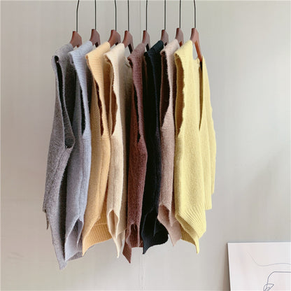 Casual Women V Neck Knitting Vest