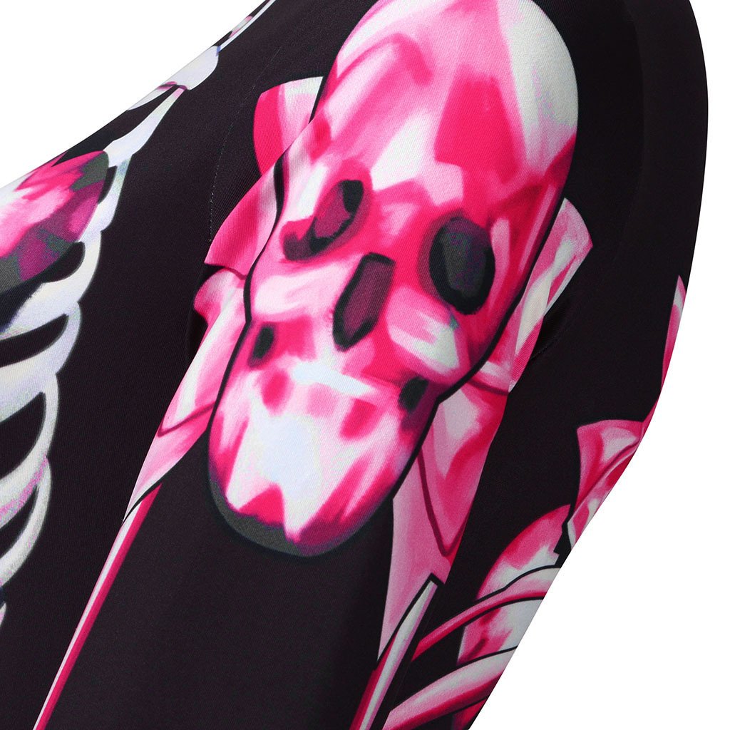 Holloween Horrible Skeleton Jumpsuit for Adult&kids-STYLEGOING
