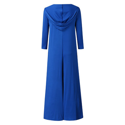 Fall Women Long Sleeves Jumpsuits with Hat-STYLEGOING