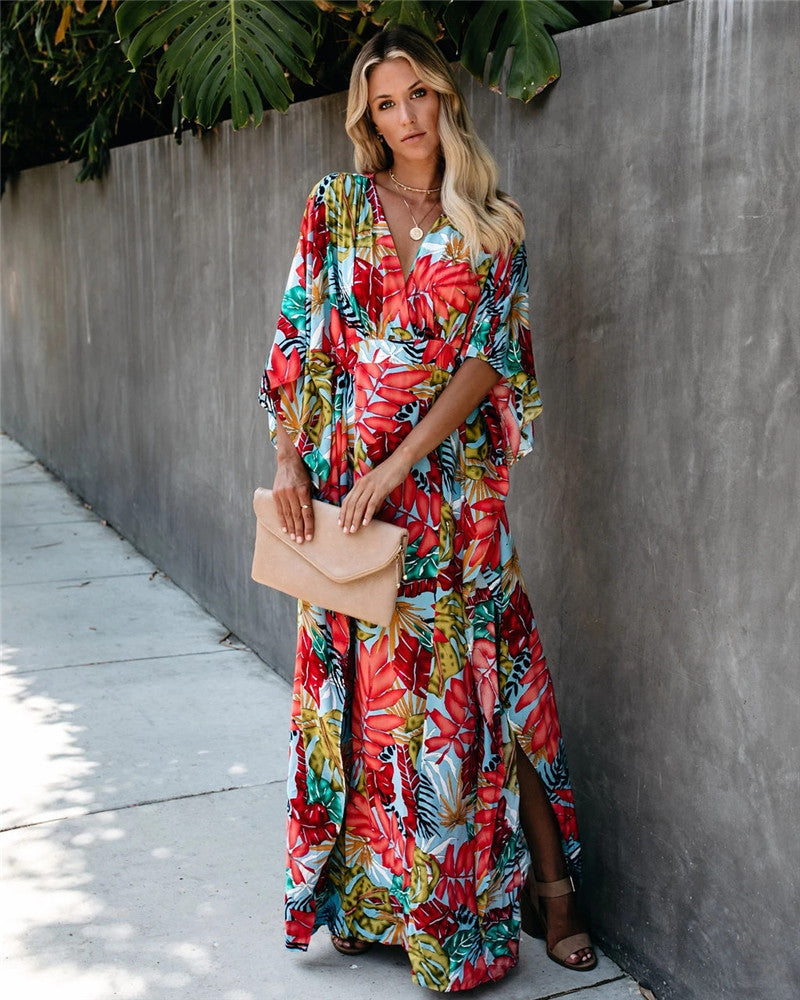 Casual Kimono Beachwear Cover Up Dresses