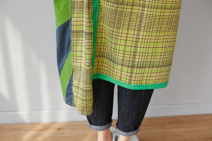 Irregular Split Jointing Demin Women Long Shirts-STYLEGOING