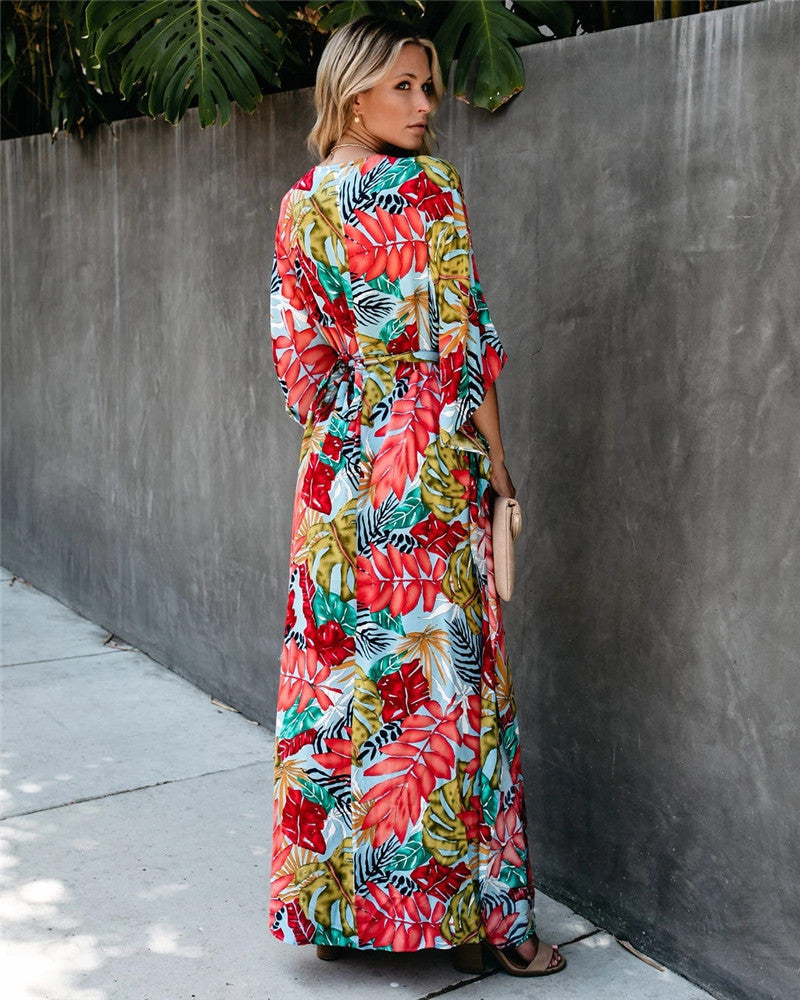 Casual Kimono Beachwear Cover Up Dresses