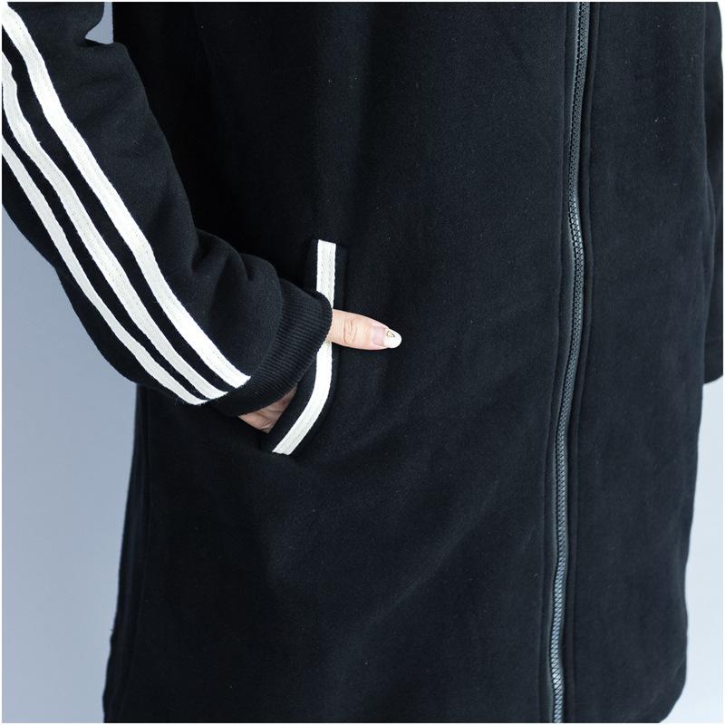 Plus Size Women Warm Cardigan Hoodies-STYLEGOING