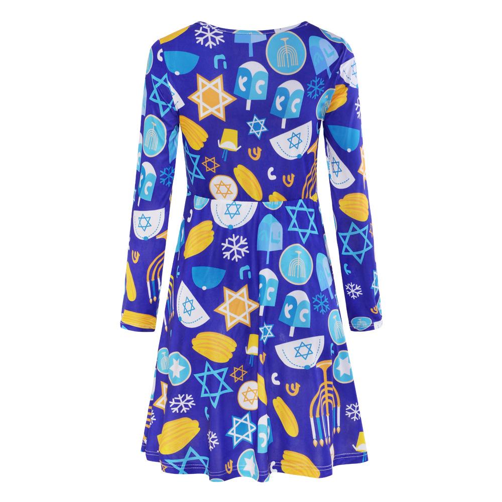 Winter Christmas Style Long Sleeves Dresses-STYLEGOING