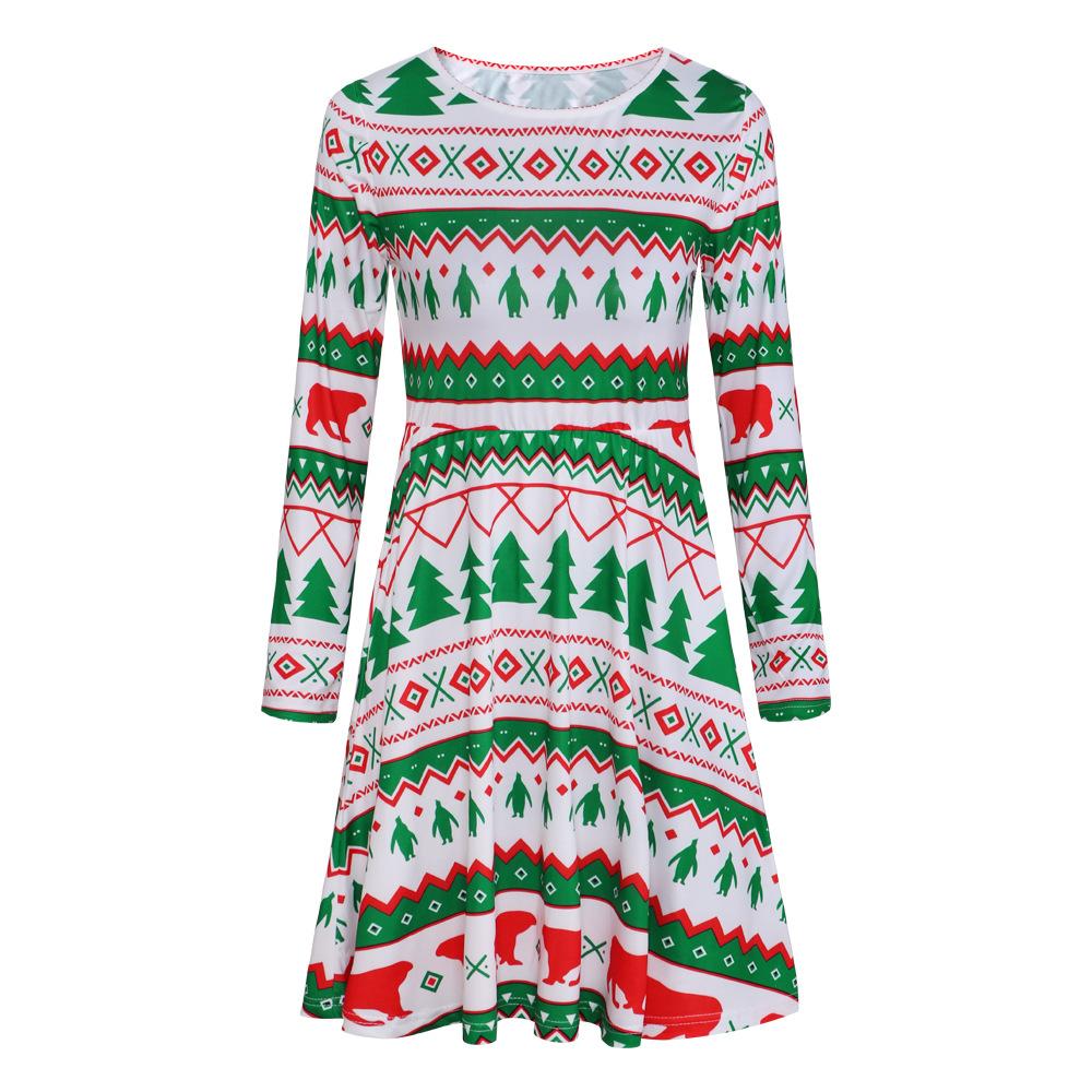 Winter Christmas Style Long Sleeves Dresses-STYLEGOING