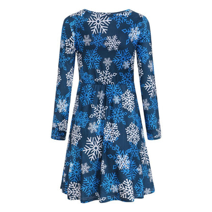Winter Christmas Style Long Sleeves Dresses-STYLEGOING