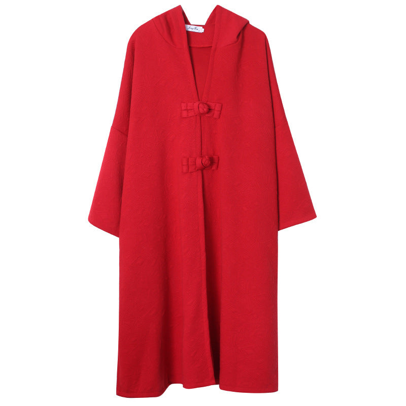 Vintage Plus Sizes Long Overcoat